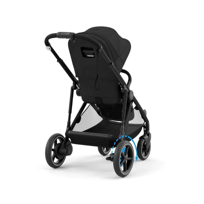 Pack Cybex e-Gazelle S BLK Moon Black + Cloud G i-Size Plus Moon Black 40-87 cm + Adaptadores + Base Isofix G i-Size