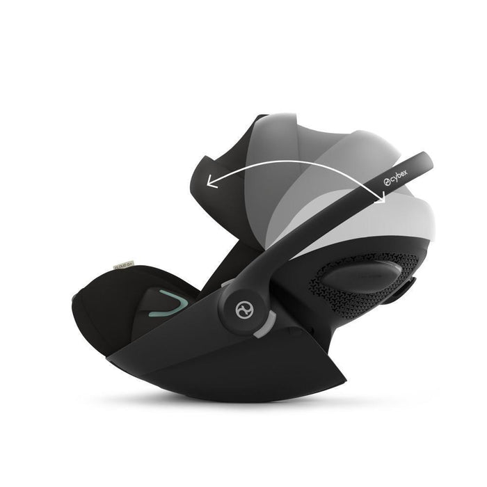 Pack Cybex e-Gazelle S BLK Moon Black + Cloud G i-Size Plus Moon Black 40-87 cm + Adaptadores + Base Isofix G i-Size