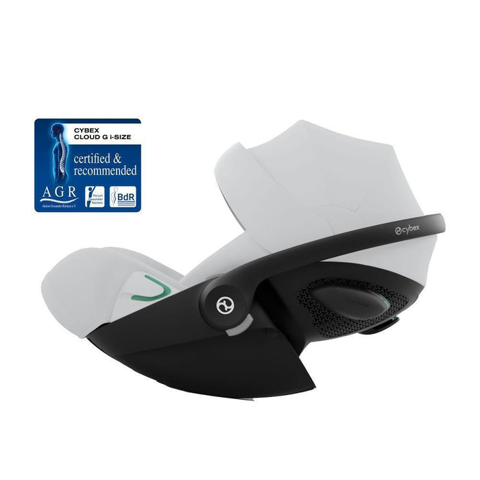 Pack Cybex Balios S Lux BLK Moon Black + Alcofa S Lux Moon Black + Adaptadores + Cloud G i-Size Fog Grey 40-87cm