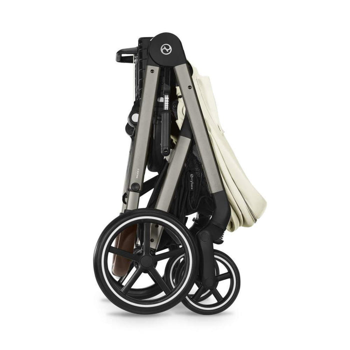 Pack Cybex Balios S Lux TPE Seashell Beige + Alcofa S Lux Seashell Beige + Adaptadores + Cloud G i-Size Fog Grey 40-87cm