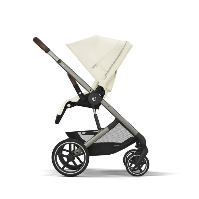 Pack Cybex Balios S Lux TPE Seashell Beige + Alcofa S Lux Seashell Beige + Adaptadores + Cloud G i-Size Fog Grey 40-87cm