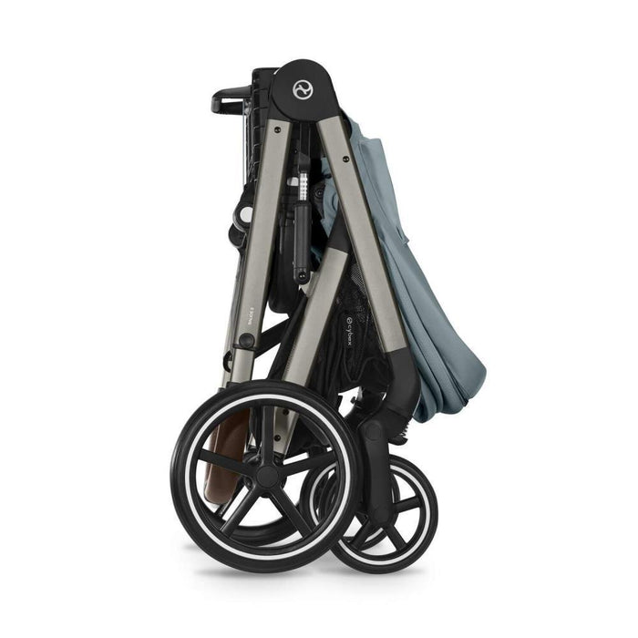 Pack Cybex Balios S Lux TPE Stormy Blue + Alcofa S Lux  Stormy Blue + Adaptadores + Cloud G i-Size Fog Grey 40-87cm