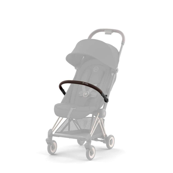 Pack Cybex Coya Rosegold Mirage Grey + Barra de Apoio de Braços Dark Brown