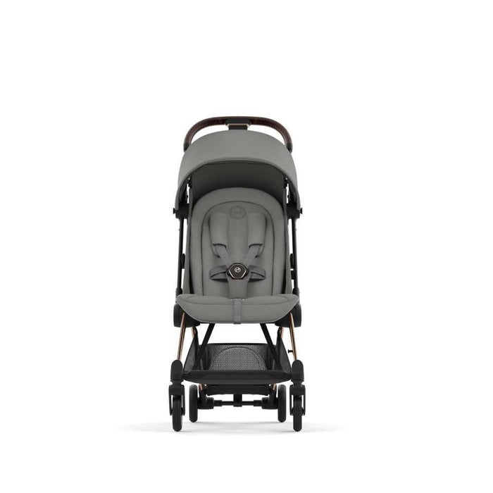 Pack Cybex Coya Rosegold Mirage Grey + Barra de Apoio de Braços Dark Brown
