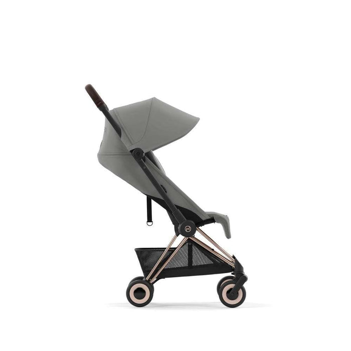 Pack Cybex Coya Rosegold Mirage Grey + Barra de Apoio de Braços Dark Brown