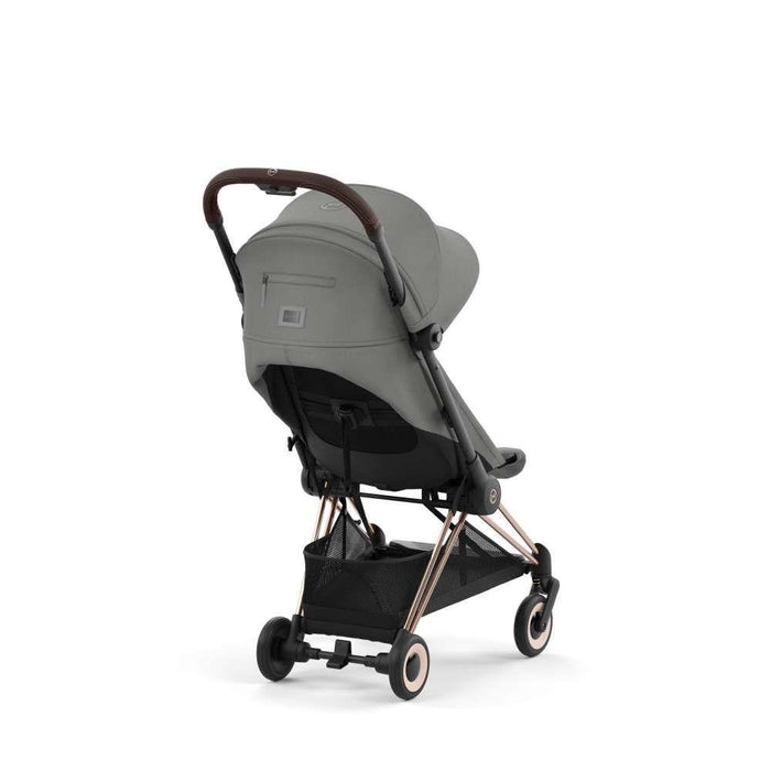 Pack Cybex Coya Rosegold Mirage Grey + Barra de Apoio de Braços Dark Brown