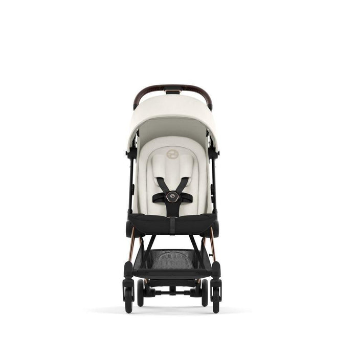 Pack Cybex Coya Rosegold  Off White + Barra de Apoio de Braços Dark Brown