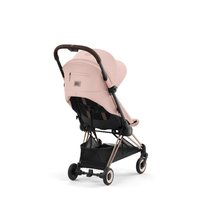 Pack Cybex Coya Rosegold Peach Pink + Barra de Apoio de Braços Dark Brown