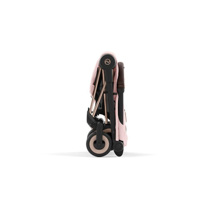 Pack Cybex Coya Rosegold Peach Pink + Barra de Apoio de Braços Dark Brown
