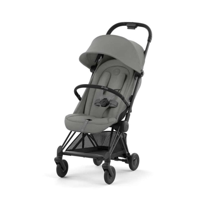 Pack Cybex Coya Matt Black Mirage Grey + Barra de Apoio de Braços Black