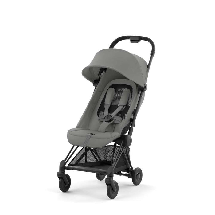 Pack Cybex Coya Matt Black Mirage Grey + Barra de Apoio de Braços Black