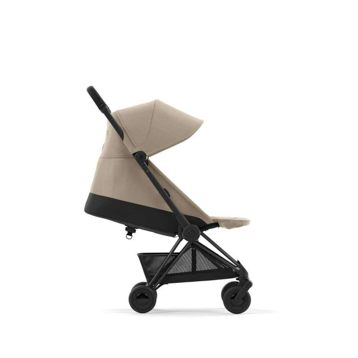 Pack Cybex Coya Matt Black Cozy Beige + Barra de Apoio de Braços Black