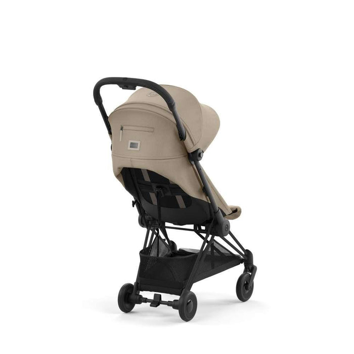 Pack Cybex Coya Matt Black Cozy Beige + Barra de Apoio de Braços Black