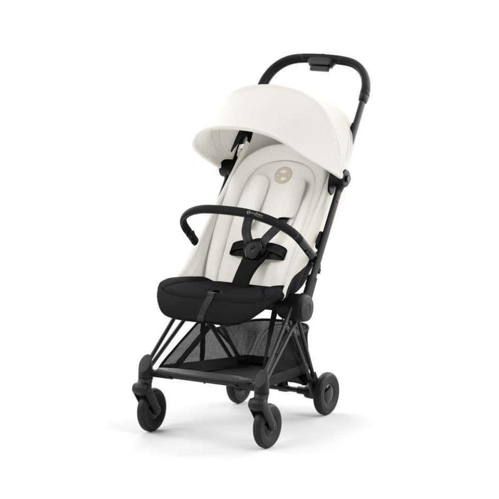 Pack Cybex Coya Matt Black Off White + Barra de Apoio de Braços Black