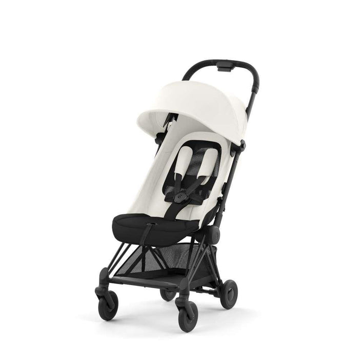 Pack Cybex Coya Matt Black Off White + Barra de Apoio de Braços Black