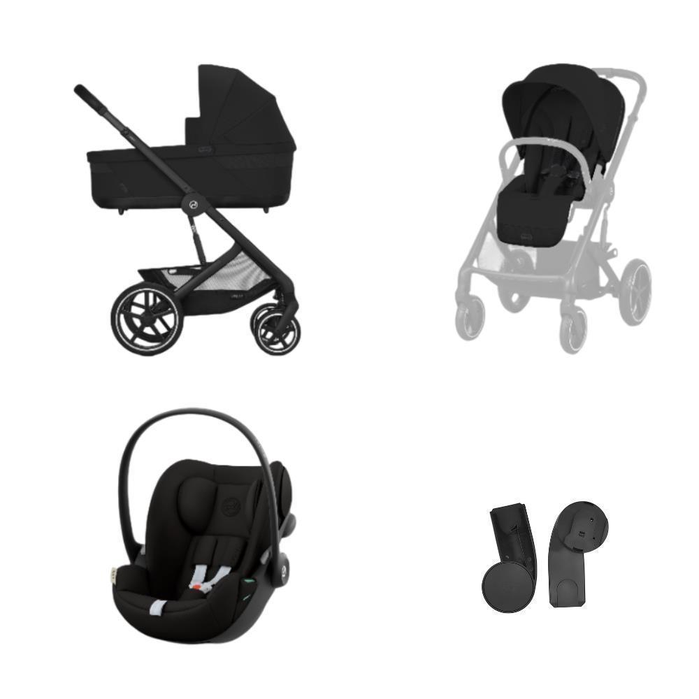 coche cybex balios Cochecito Cybex Balios S Lux One Box Negro Luna | Cochecito