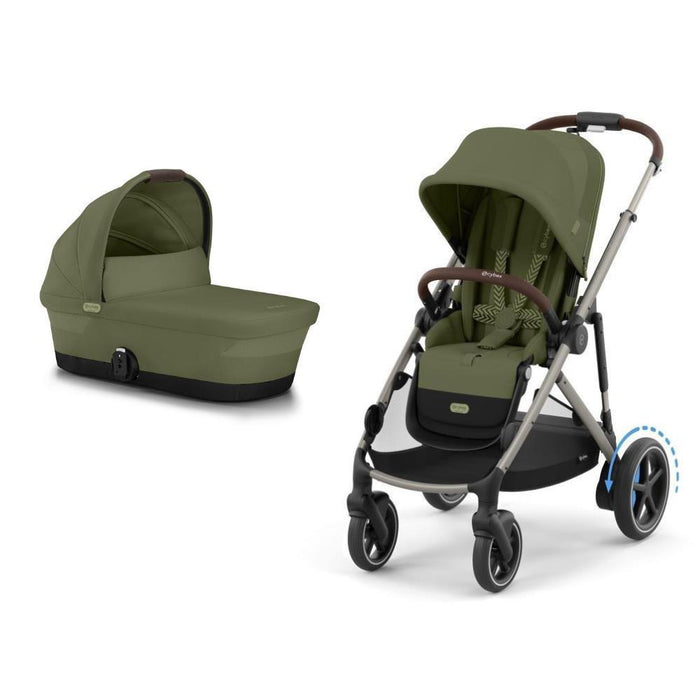Pack Cybex eGazelle + Alcofa Gazelle S Moss Green