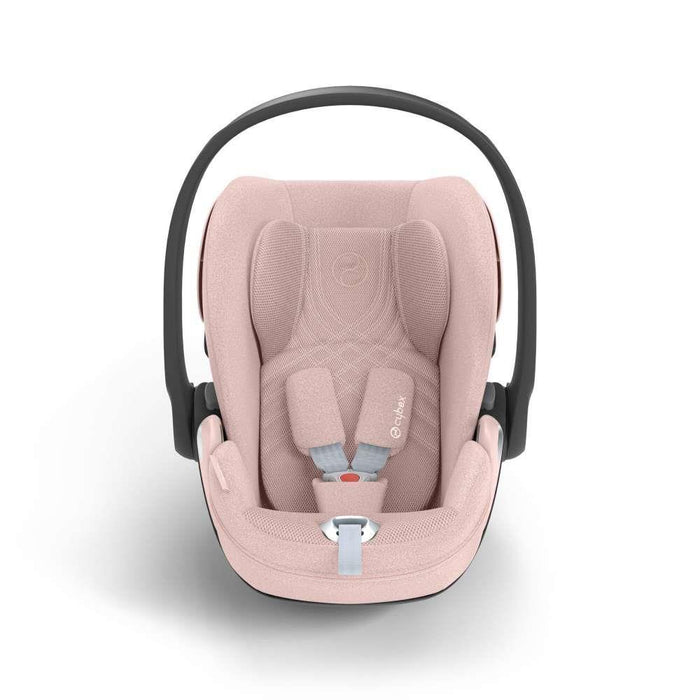 Pack Cybex Platinum Priam com Chassis e Assento Rosegold + Pack de Tecidos + Alcofa Priam + Cloud T Plus Peach Pink + Base Isofix T