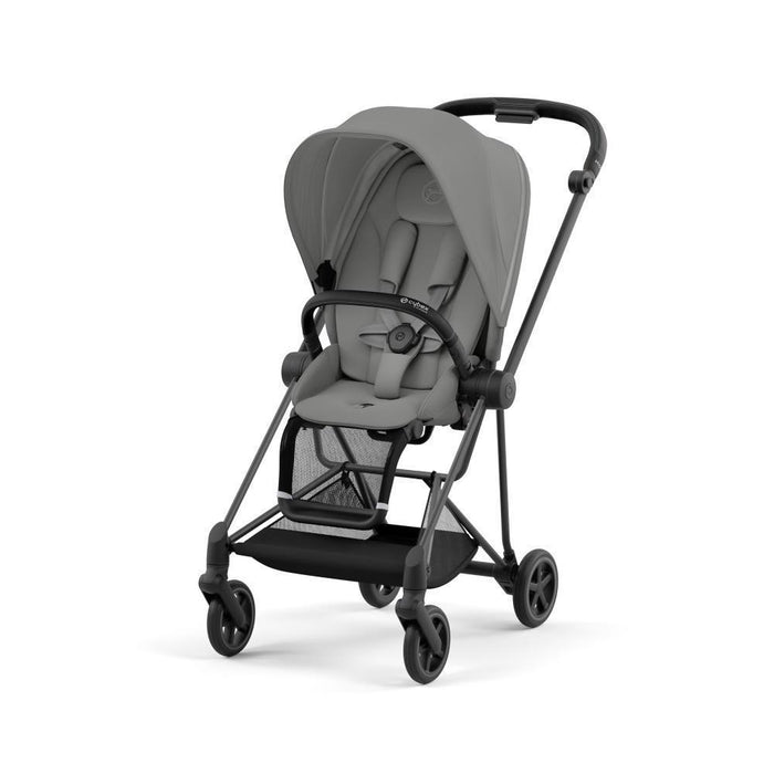 Pack Cybex Platinum Mios com Chassis e Assento Matt Black + Pack de Tecidos + Alcofa Mios Lux + Cloud T Plus Mirage Grey+ Base Isofix T