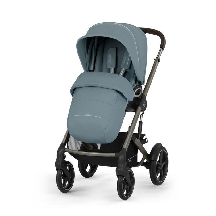 Carrinho Cybex Talos S Lux Stormy Blue - Chassis Taupe