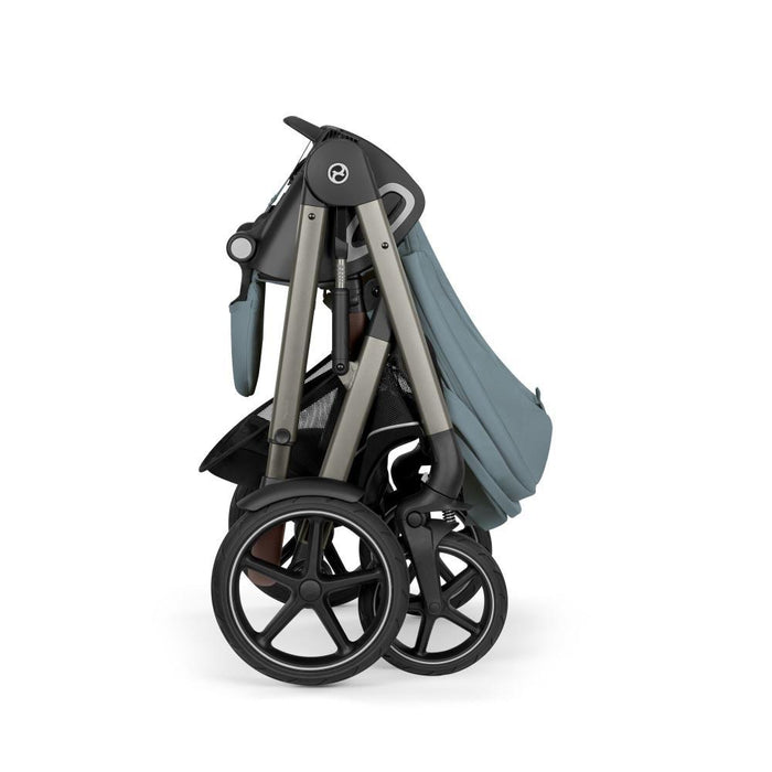 Carrinho Cybex Talos S Lux Stormy Blue - Chassis Taupe