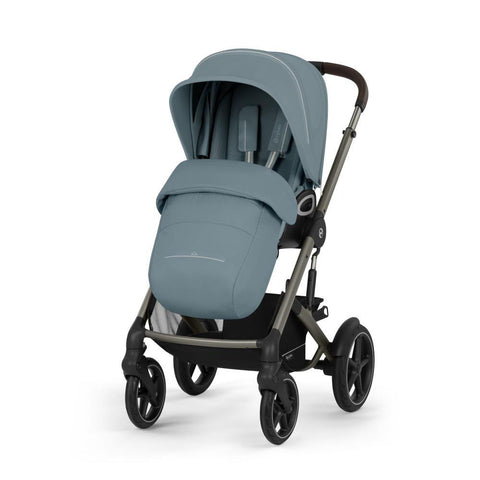 Carrinho Cybex Talos S Lux Stormy Blue - Chassis Taupe