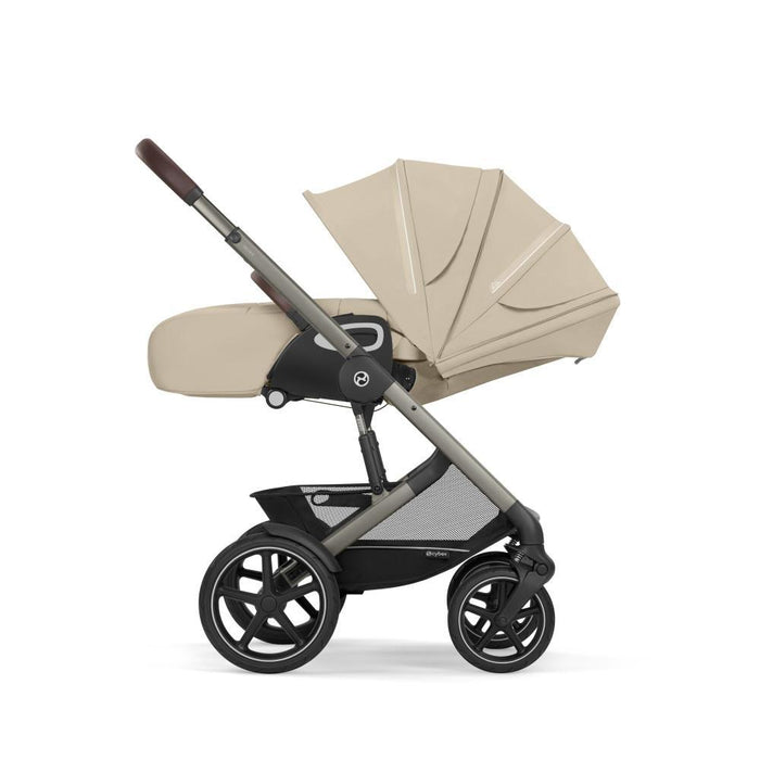 Carrinho Cybex Talos S Lux Almond Beige - Chassis Taupe