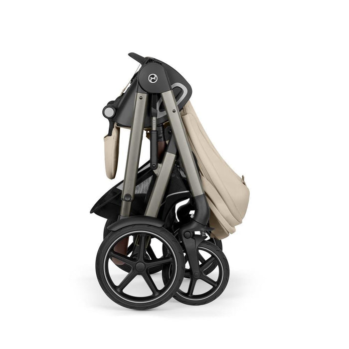 Carrinho Cybex Talos S Lux Almond Beige - Chassis Taupe