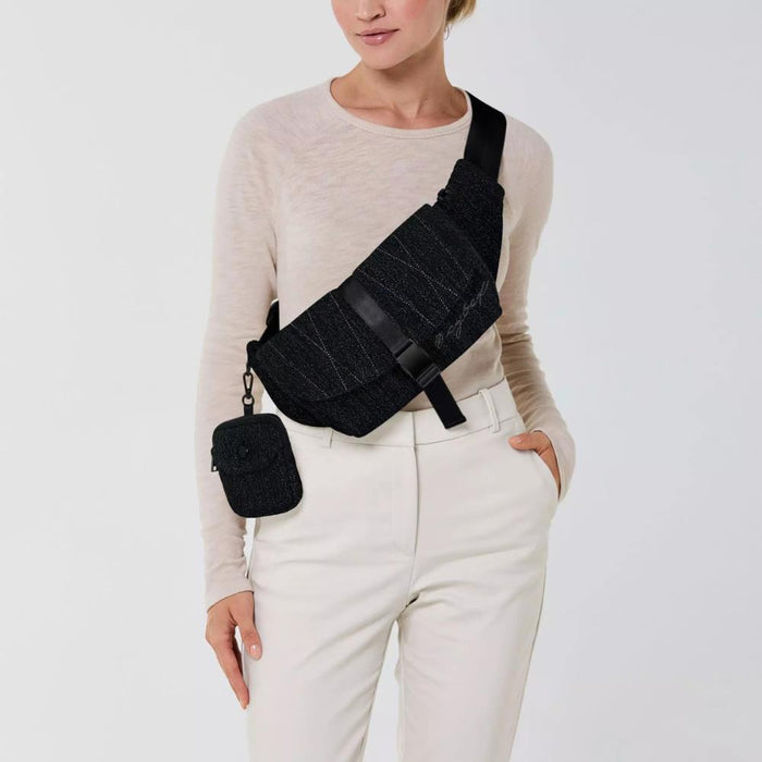 Bolsa de Cintura Cybex Platinum Bouclé  Smoky Black