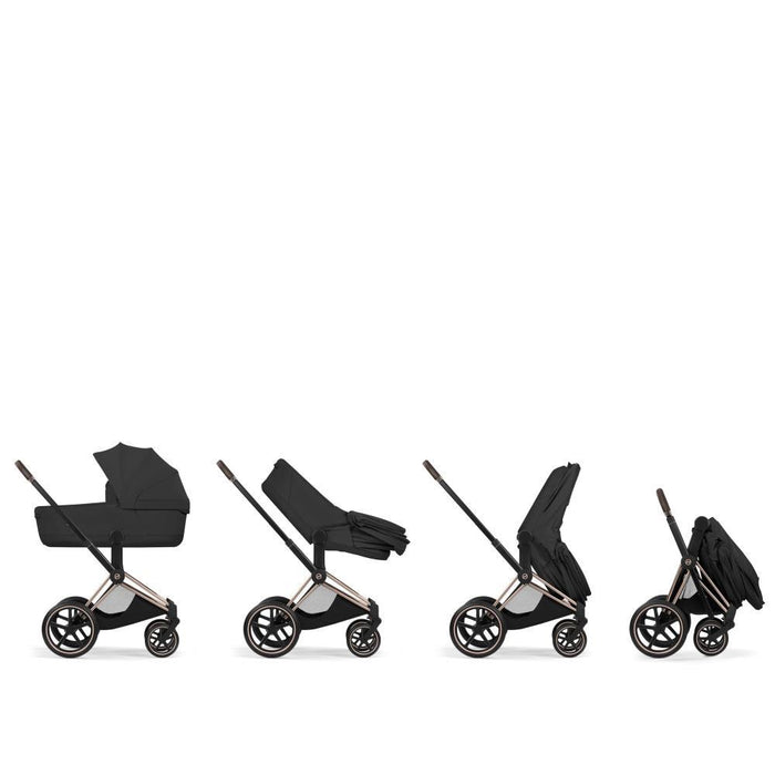 Alcofa Cybex Platinum Fold Lux Priam Style Sepia Black