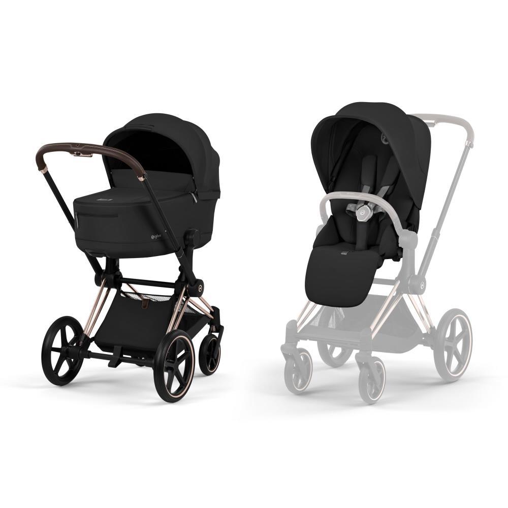 Cybex Platinum Priam Comfort Rosegold Sepia Black