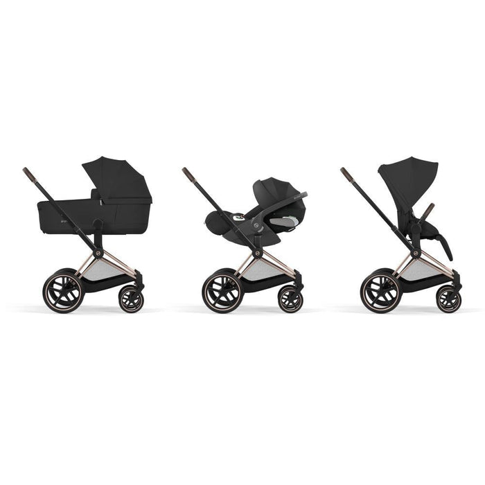 Cybex Platinum Priam Comfort Rosegold Sepia Black
