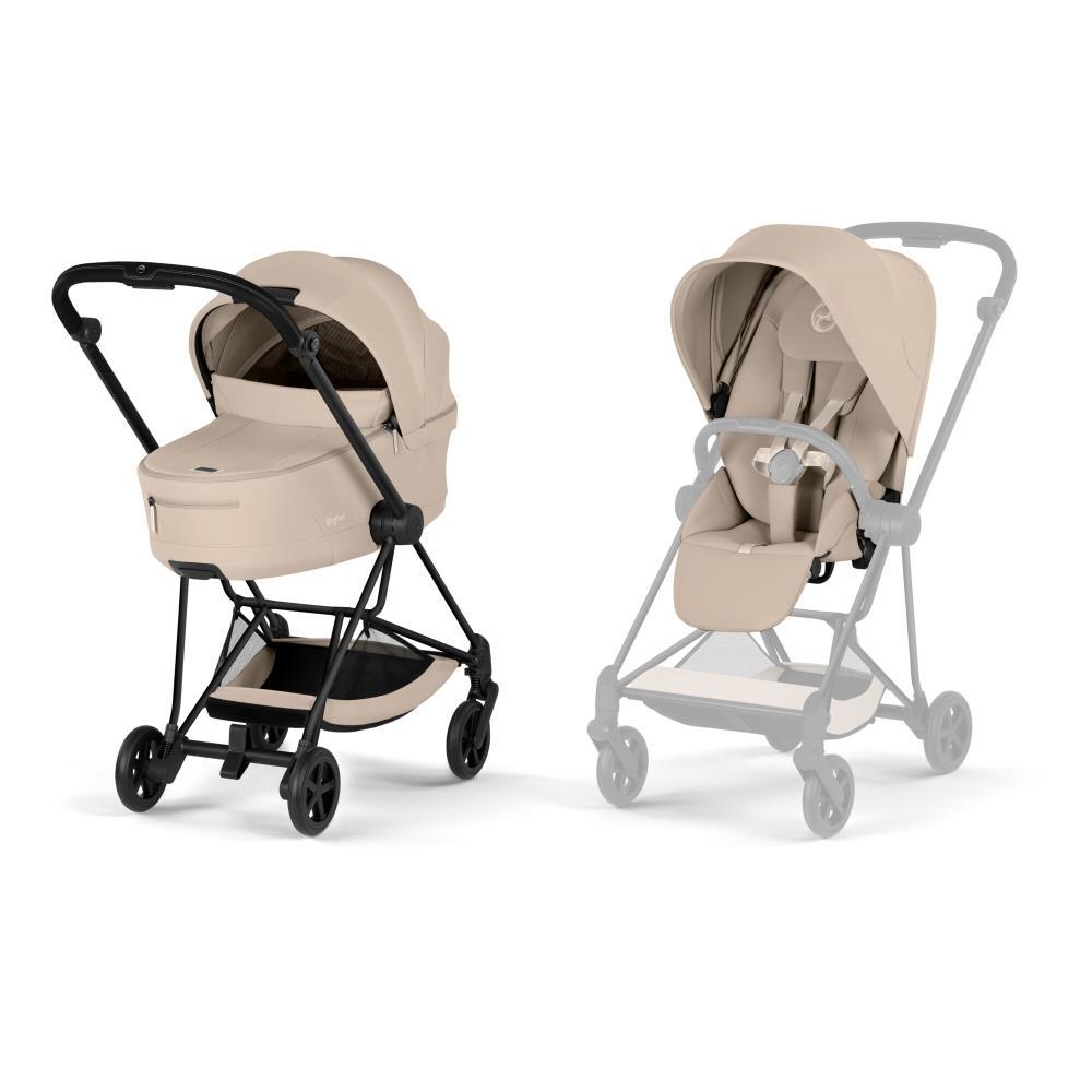 Cybex Platinum Mios Comfort Matt Black Cozy Beige