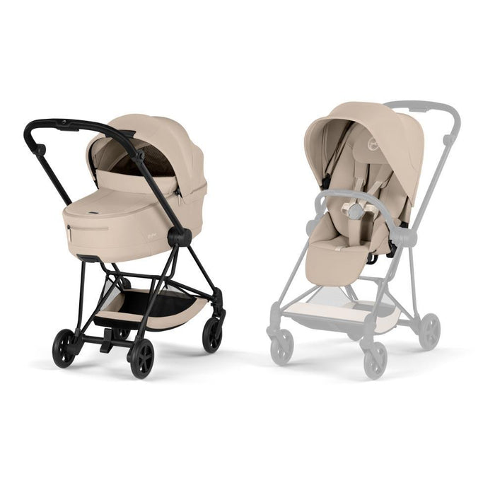 Cybex Platinum Mios Comfort Matt Black Cozy Beige