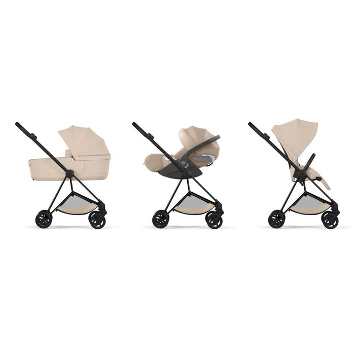 Cybex Platinum Mios Comfort Matt Black Cozy Beige