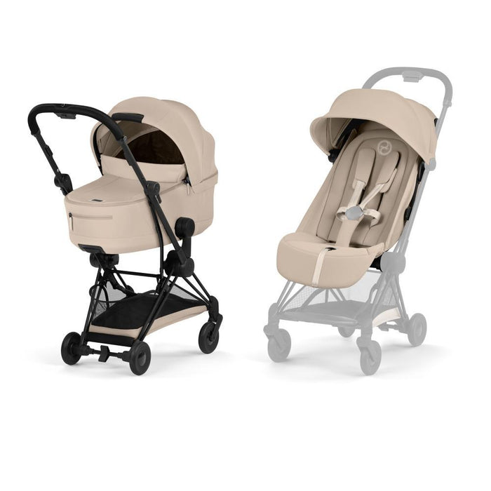 Cybex Platinum Coya Comfort Matt Black Cozy Beige