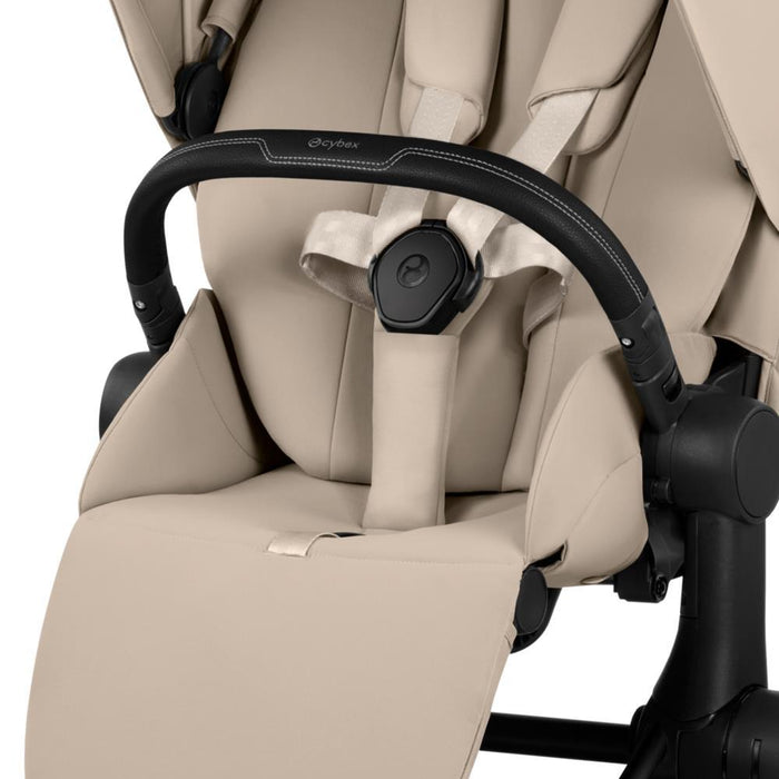 Cybex Platinum Priam Comfort Matt Black Cozy Beige