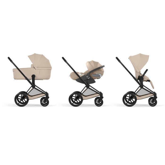 Cybex Platinum Priam Comfort Matt Black Cozy Beige