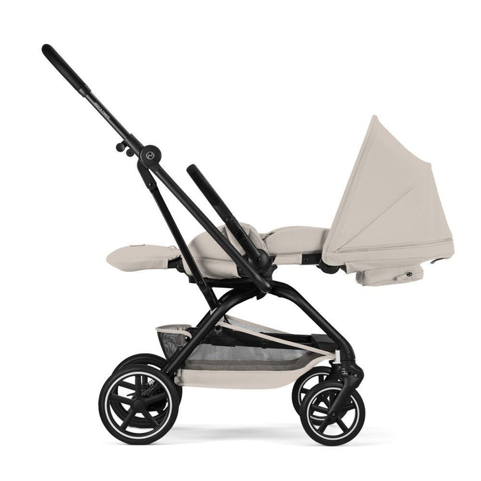 Carrinho Cybex Eezy S Twist+ 2 BLK Dune Grey - Chassis Preto