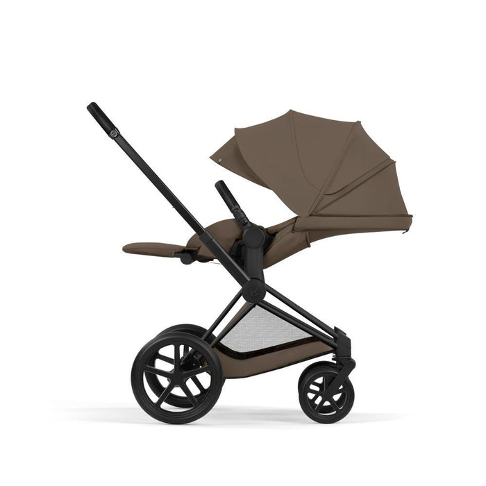 Cybex Platinum Priam Comfort Matt Black Coconut Brown