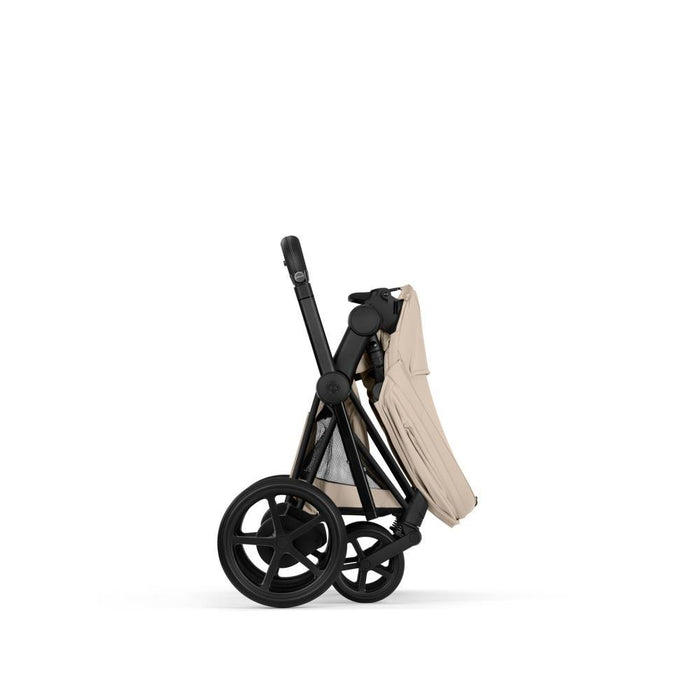 Cybex Platinum e-Priam Comfort Matt Black Cozy Beige