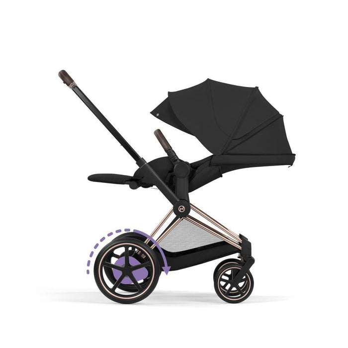 Cybex Platinum e-Priam Comfort Rosegold Sepia Black
