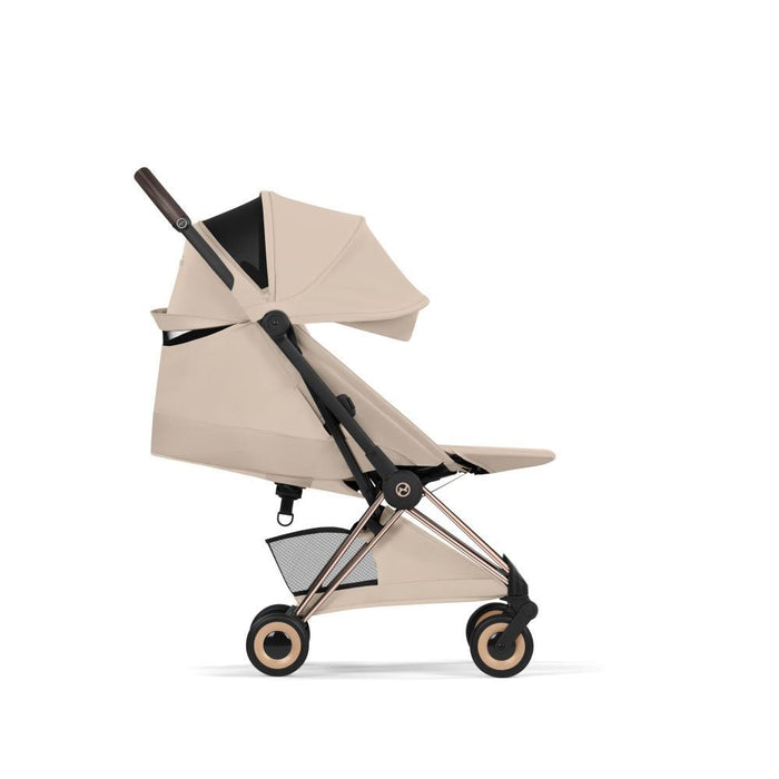 Carrinho Cybex Platinum Coya Style Rosegold Cozy Beige