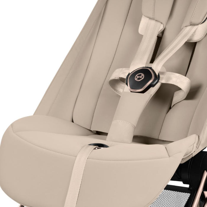 Carrinho Cybex Platinum Coya Style Rosegold Cozy Beige