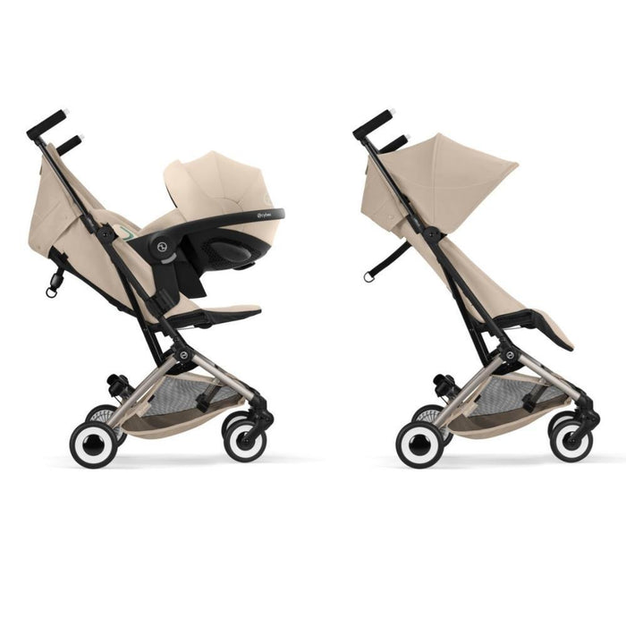 Carrinho Cybex Libelle TPE Almond Beige - Chassis Taupe