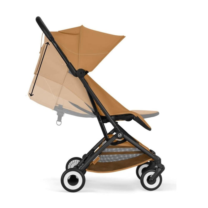Carrinho Cybex Orfeo BLK Cinnamon Yellow - Chassis Preto
