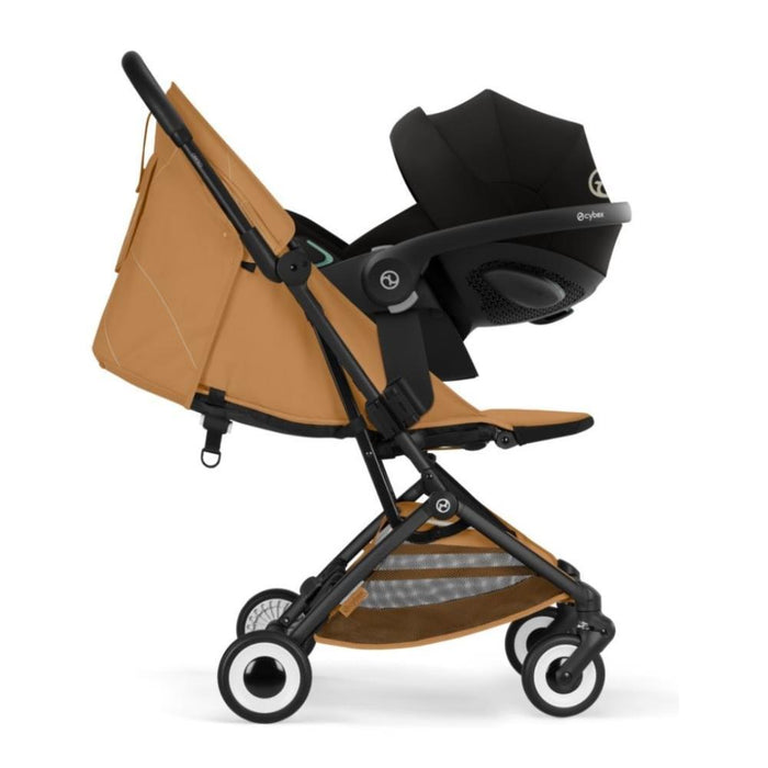 Carrinho Cybex Orfeo BLK Cinnamon Yellow - Chassis Preto