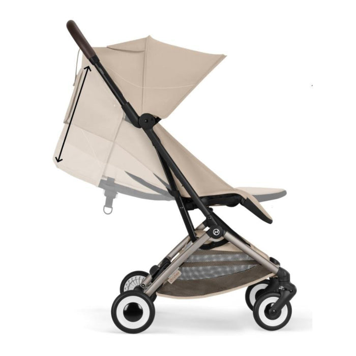Carrinho Cybex Orfeo TPE Almond Beige - Chassis Taupe