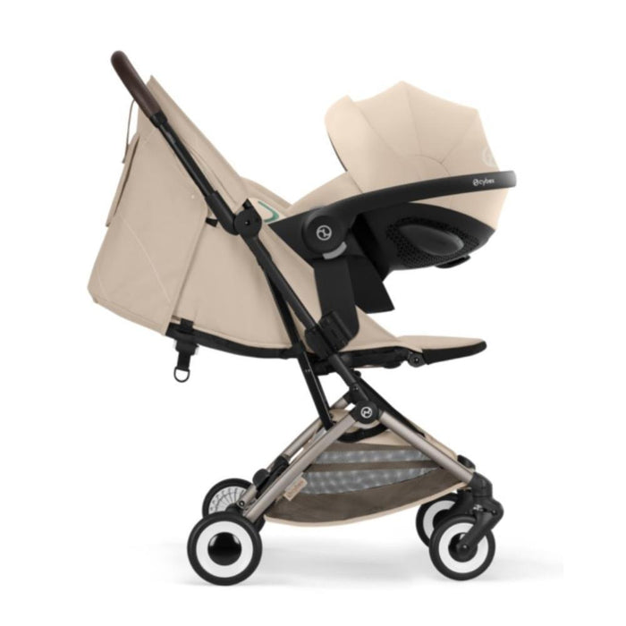 Carrinho Cybex Orfeo TPE Almond Beige - Chassis Taupe