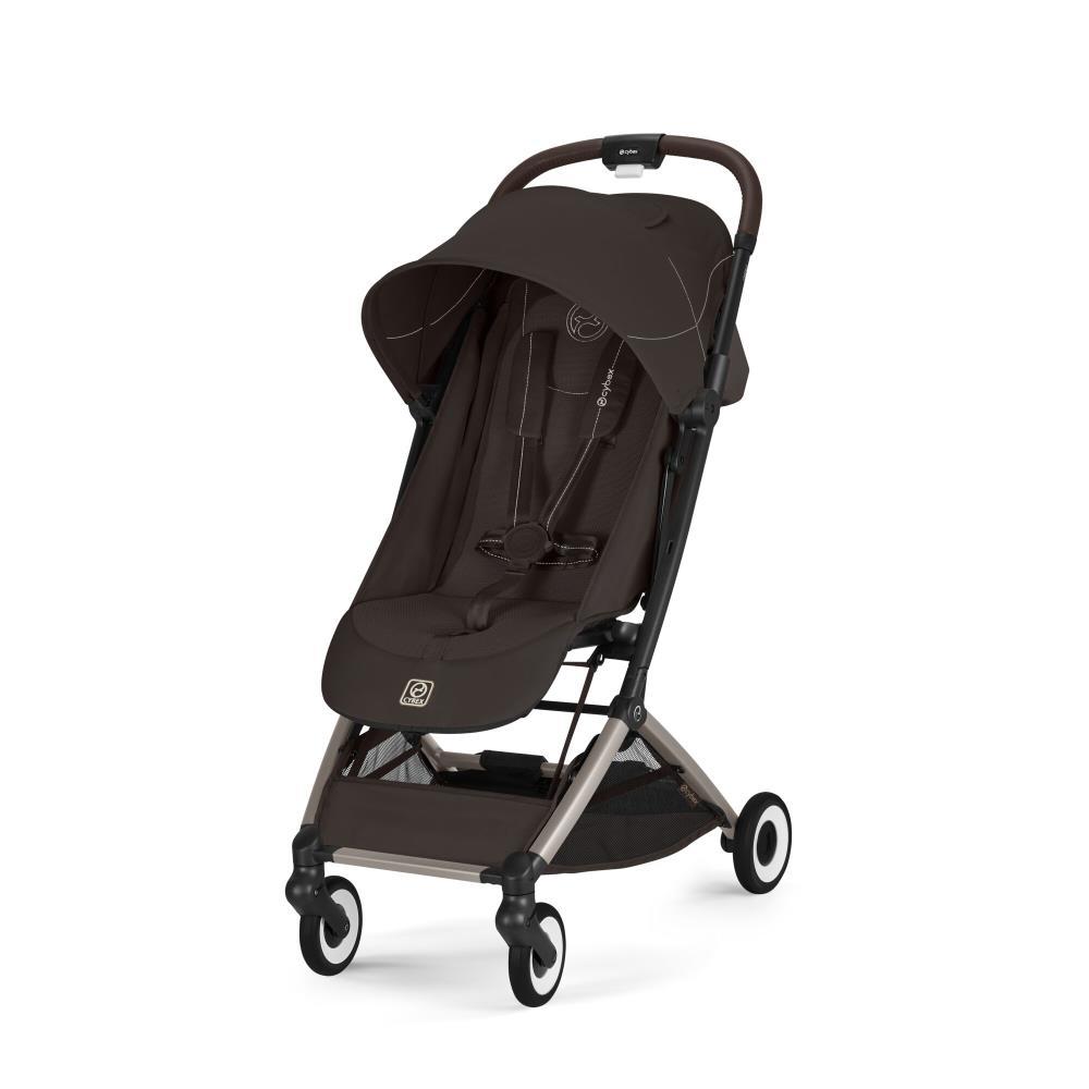 Carrinho Cybex Orfeo TPE Chocolate Brown - Chassis Taupe
